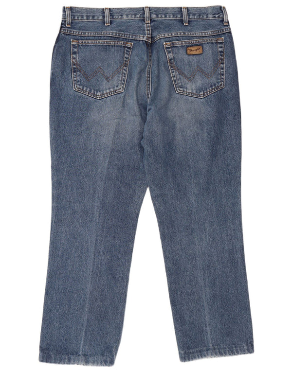 Blugi drepte pentru bărbați Wrangler Texas W38 L30 Bumbac albastru