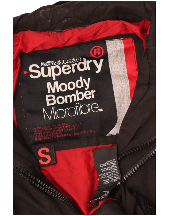 Jachetă Bomber Superdry pentru bărbați UK 36 Poliester negru mic