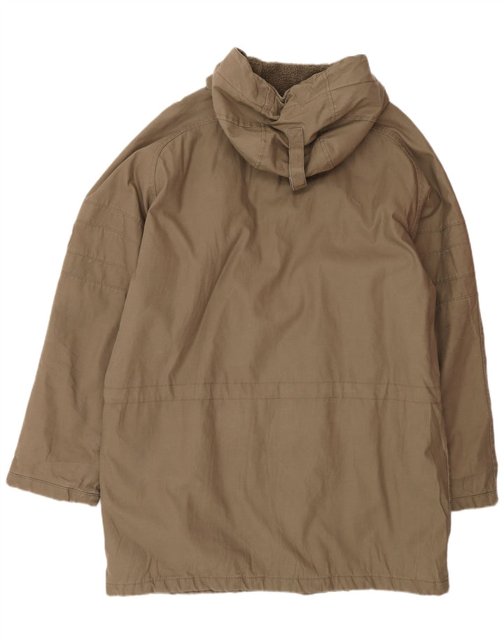 Jachetă parka cu glugă Levi's pentru bărbați UK 40 mare, bej, bumbac