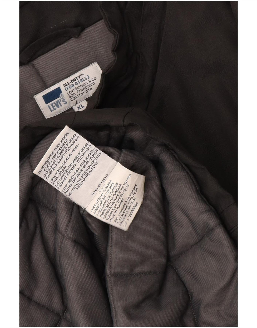 Levi's Windbreaker Jacket pentru femei UK 18 XL bumbac gri