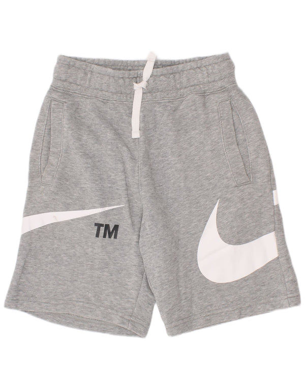 Pantaloni scurți sport Nike pentru băieți, 8-9 ani, mici, gri, cu pete