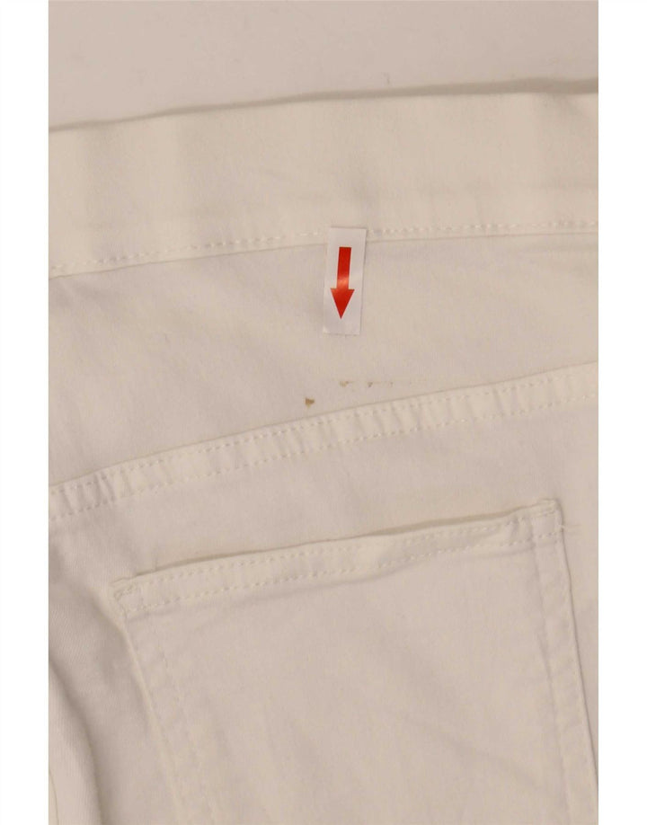 Blugi jegging pentru femei Marks & Spencer UK 12 Medium L32 L28 Bumbac alb