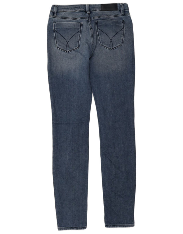 Blugi skinny pentru femei Calvin Klein W28 L32 Bumbac albastru