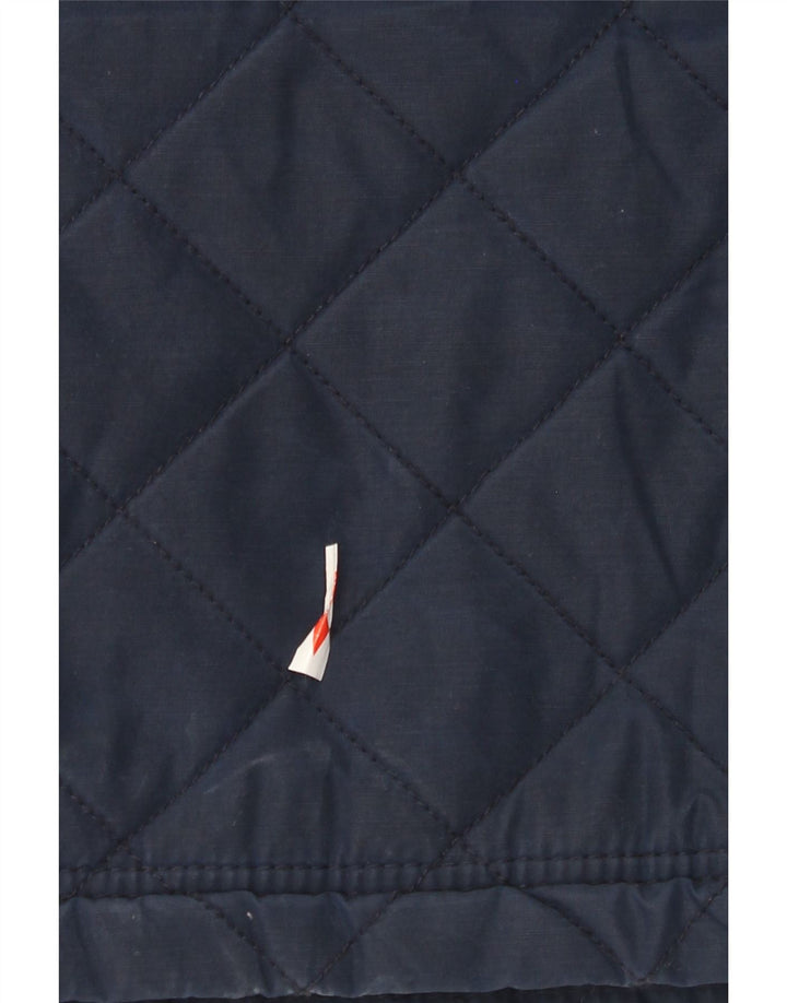 Crew Clothing Jachetă matlasată pentru bărbați UK 40 mare bumbac bleumarin