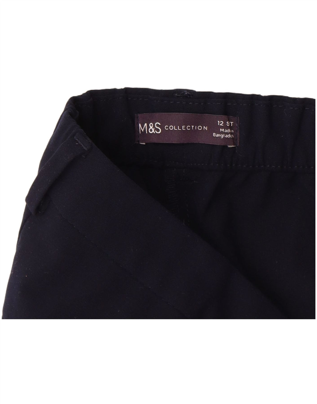 MARKS & SPENCER Pantaloni chino pentru femei UK 12 Medium W30 L28 Bleumarin