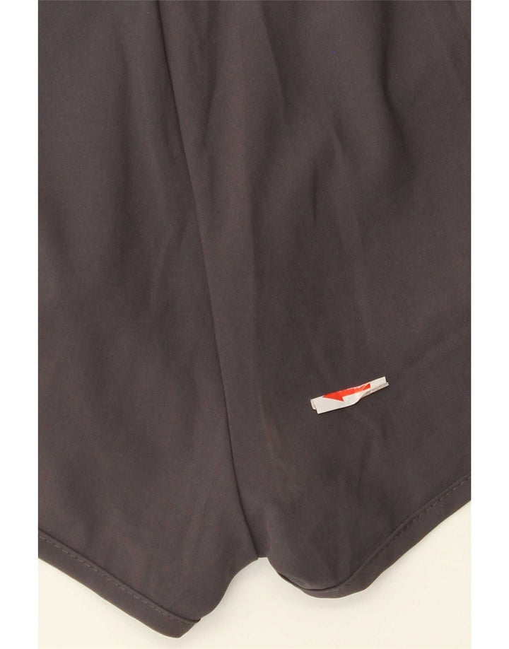 Pantaloni scurți de sport grafic Kappa pentru femei UK 6 XS poliester gri