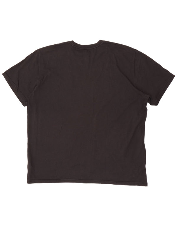 Tricou grafic Nike Dri Fit pentru bărbați Top 2XL bumbac negru