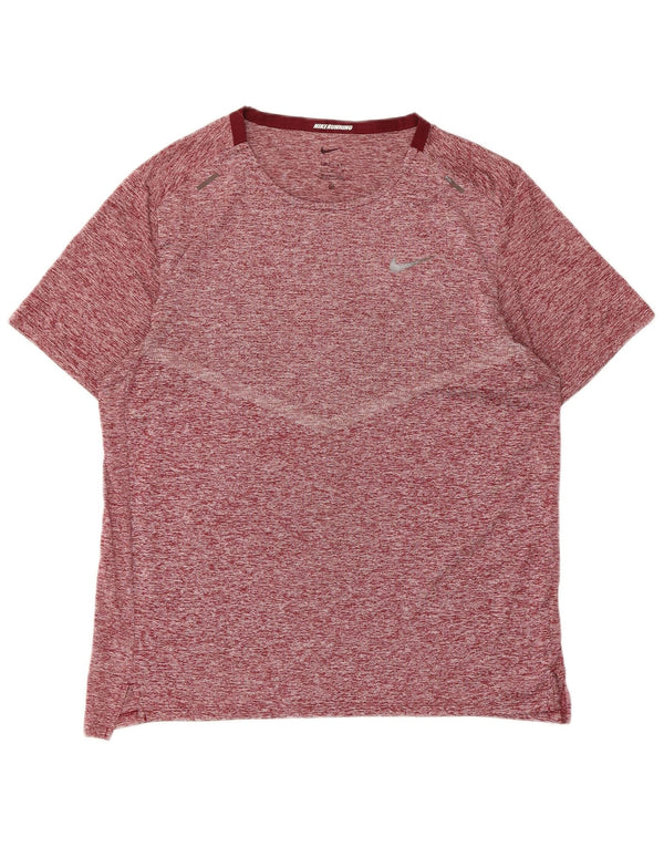Tricou pentru bărbați Nike Top Medium Burgundy Flecked