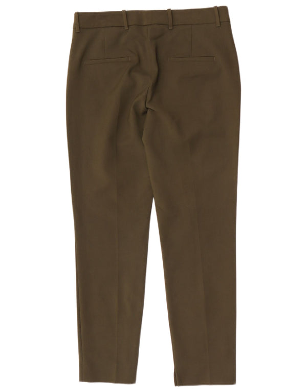 Pantaloni chino conici pentru femei Zara Mediu L28 L28 Kaki