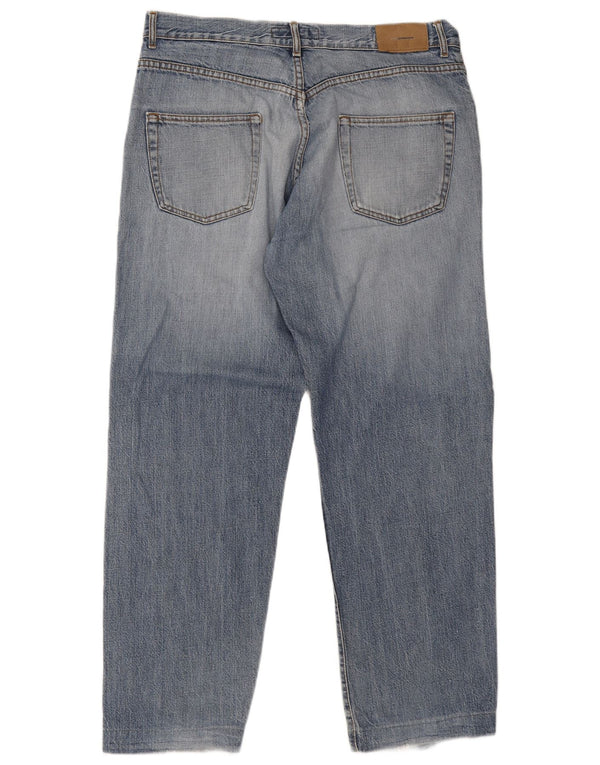 Blugi drepți pentru bărbați Zara EU 46 XL W36 L29 Bumbac albastru