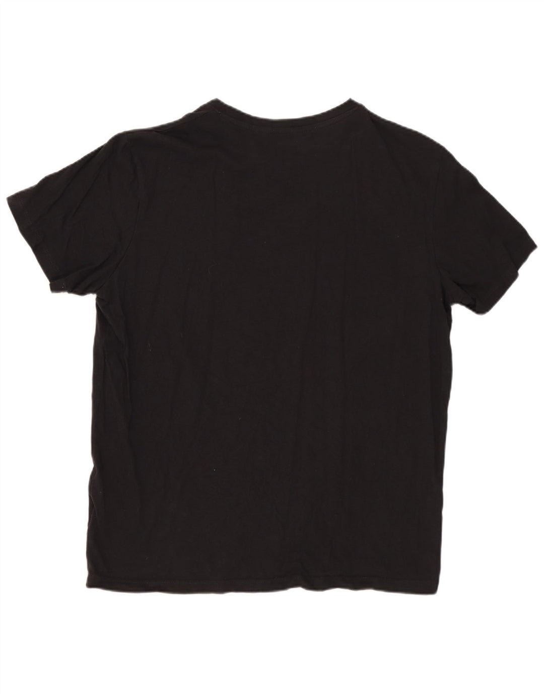 JACK & JONES Tricou grafic pentru bărbați Top mediu din bumbac negru