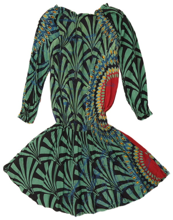Rochie Desigual pentru femei cu talie scazuta cu grafica EU 38 Medium Multicolor Floral