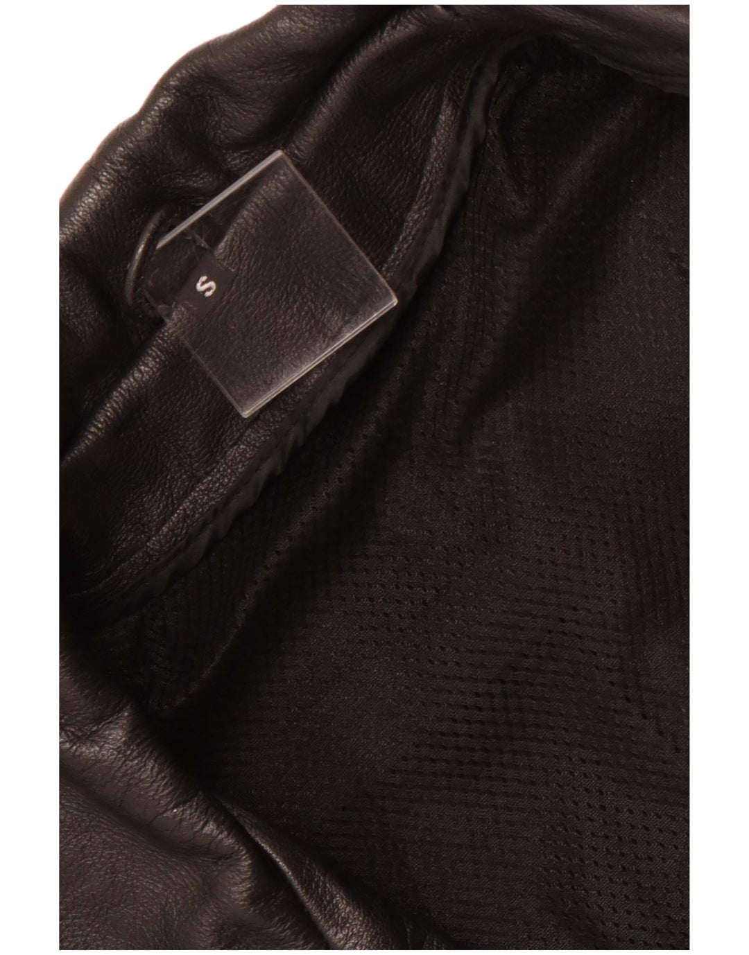 Jachetă motociclist din piele pentru bărbați VINTAGE UK 36 Small Black