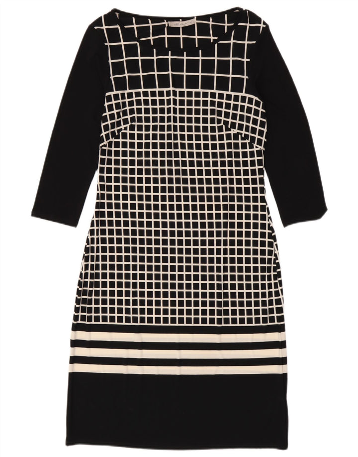 Rochie teacă pentru femei Marks & Spencer, cu mâneci 3/4, UK 8, mic, negru