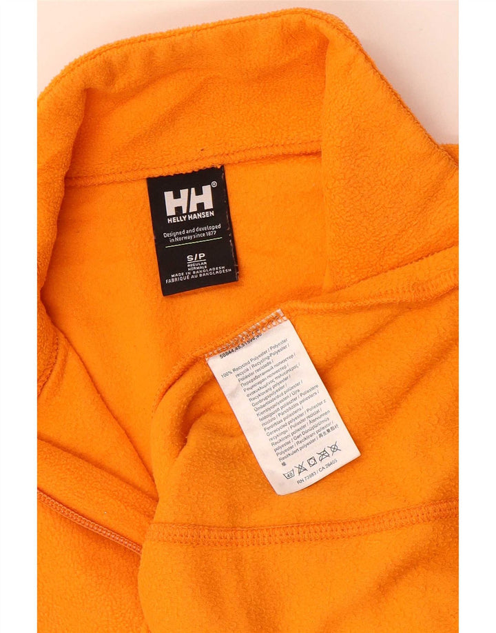 Pulover pentru bărbați Helly Hansen, cu fermoar și gât, poliester portocaliu mic