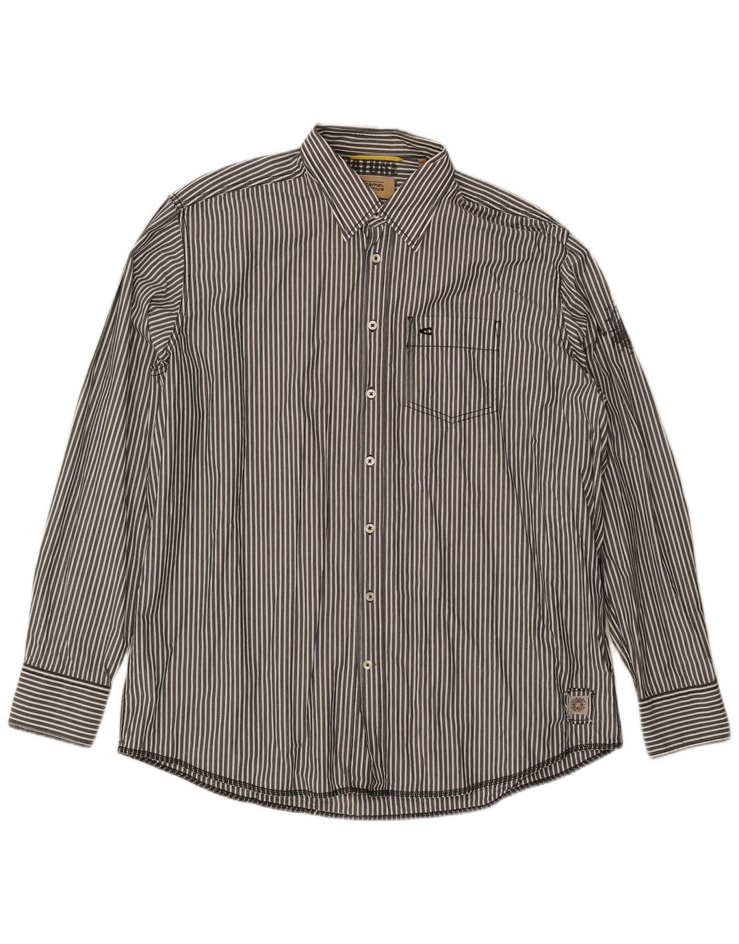 Cămașă pentru bărbați CAMEL ACTIVE Modern Fit 2XL Blue Pinstripe Bumbac
