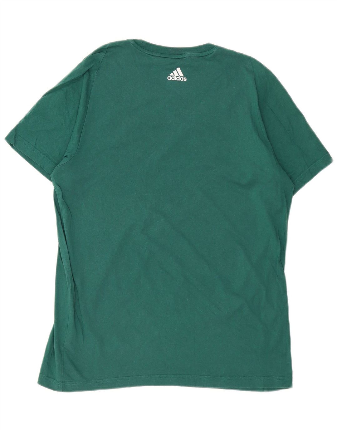 Tricou grafic ADIDAS pentru bărbați Top mare din bumbac verde