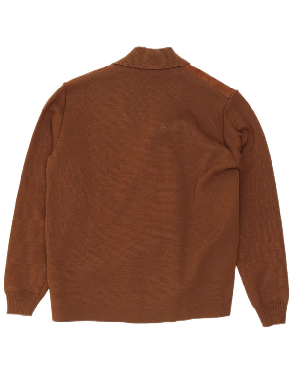 Pulover Cardigan Vintage pentru bărbați Mic Maro