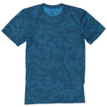Tricou Nike Dri Fit pentru bărbați Top mic, albastru, din poliester de camuflaj