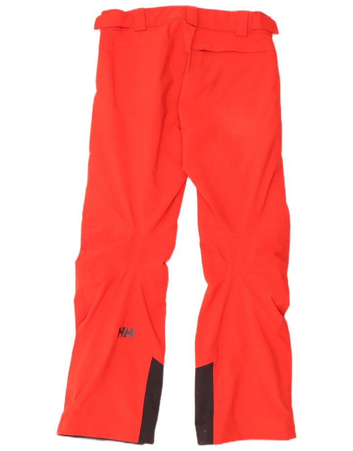 Helly Hansen Pantaloni de schi obișnuiți pentru bărbați, roșu, poliester color bloc