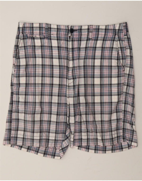 Pantaloni scurți chino Polo Ralph Lauren pentru bărbați W34, bumbac cu carouri multicolore mari