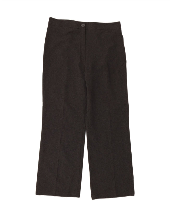 MARKS & SPENCER Womens Short Chino Trousers UK 12 Medium W31 L27 Grey