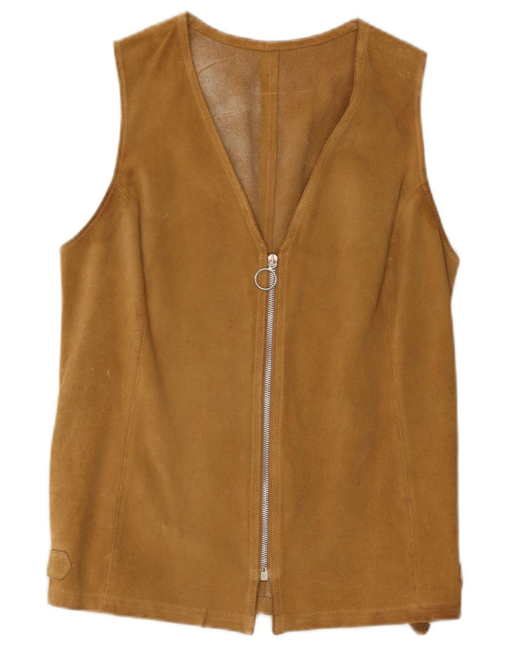 Gilet Conbipel Femei din piele intoarsa IT 44 Medium Brown Leather
