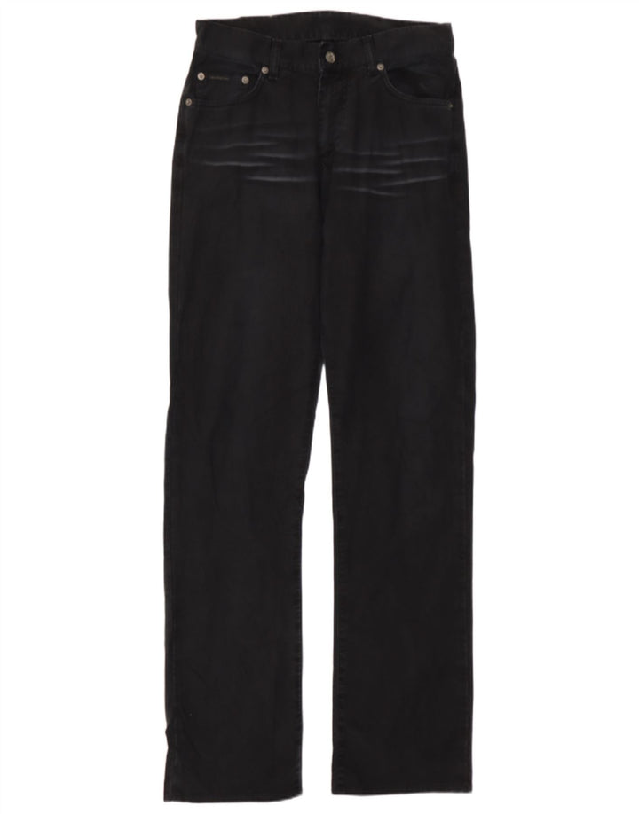 Calvin Klein Blugi drepti pentru bărbați W30 L33 bumbac negru