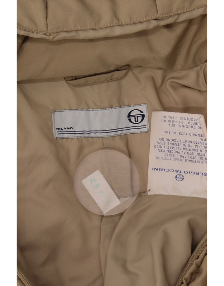 Palton căptușit cu glugă pentru femei Sergio Tacchini UK 16 mare bej