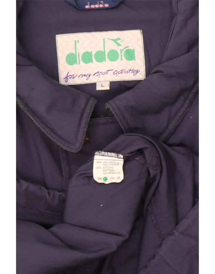 Jachetă Diadora pentru bărbați, UK 40, mare, albastru, poliester