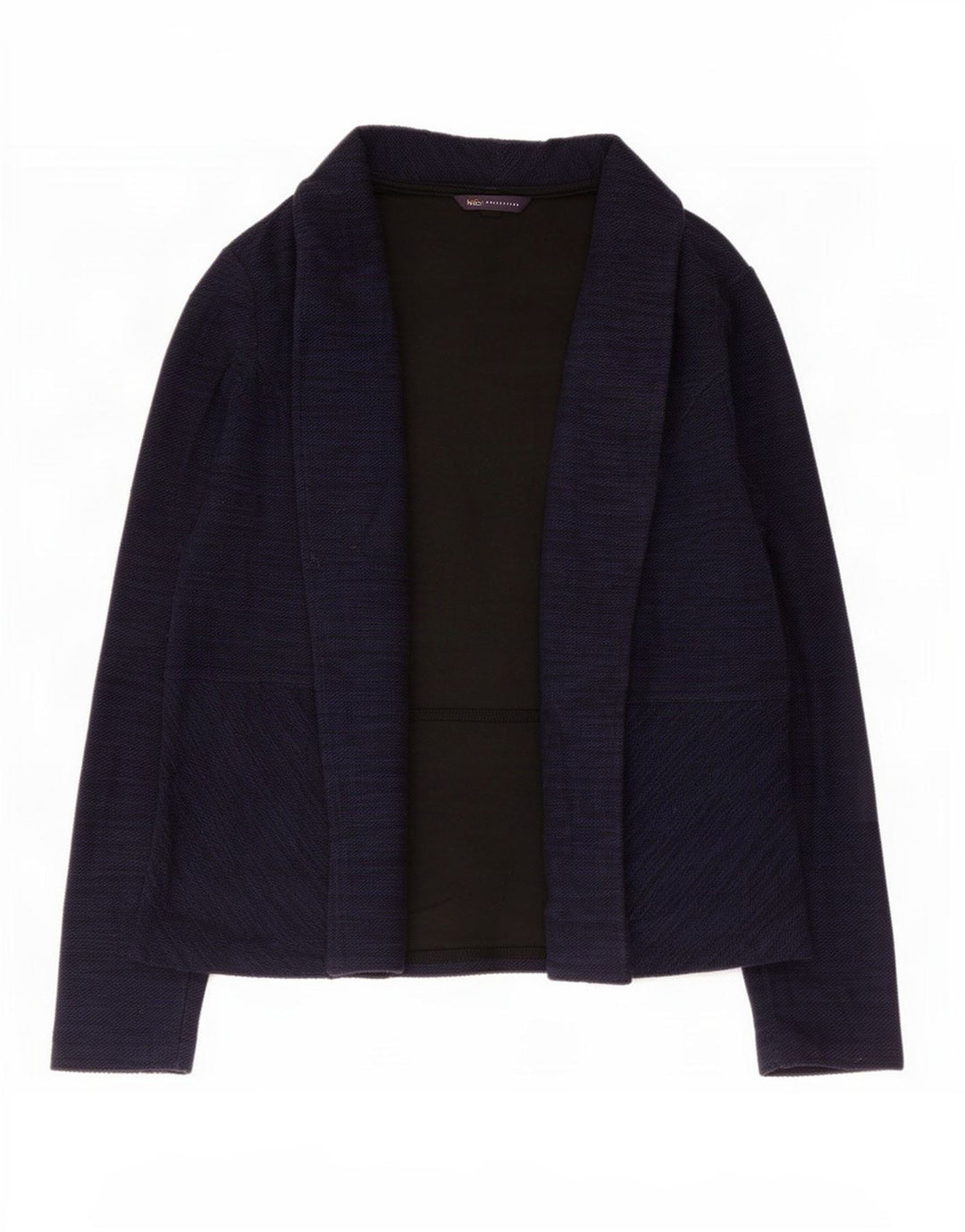 Marks & Spencer Jachetă Blazer pentru femei UK 14 mare, albastru bleumarin, bumbac