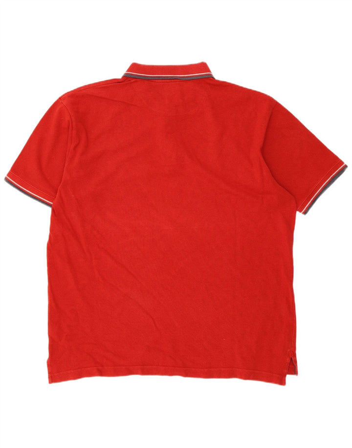 Tricou polo pentru bărbați Gap, bumbac cu dungi roșii mari