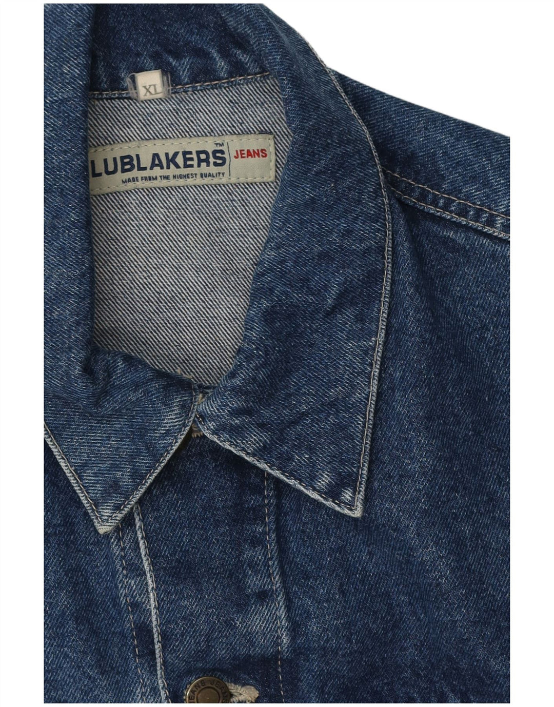 Jachetă de blugi vintage pentru bărbați UK 42 XL Albastru