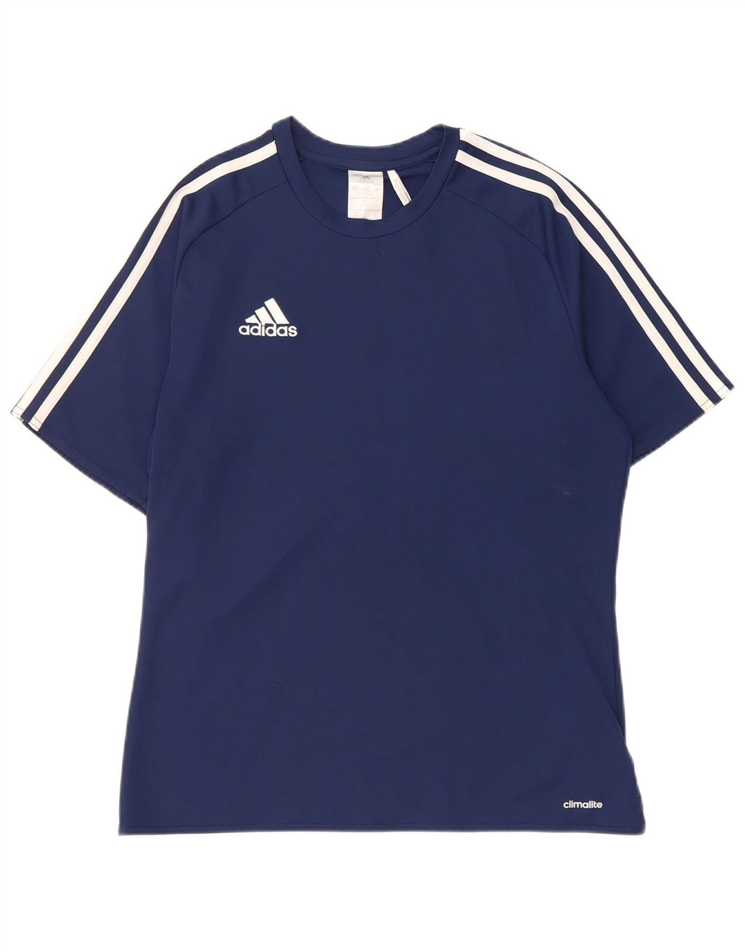 Tricou Adidas Climalite pentru bărbați Top mic, poliester bleumarin