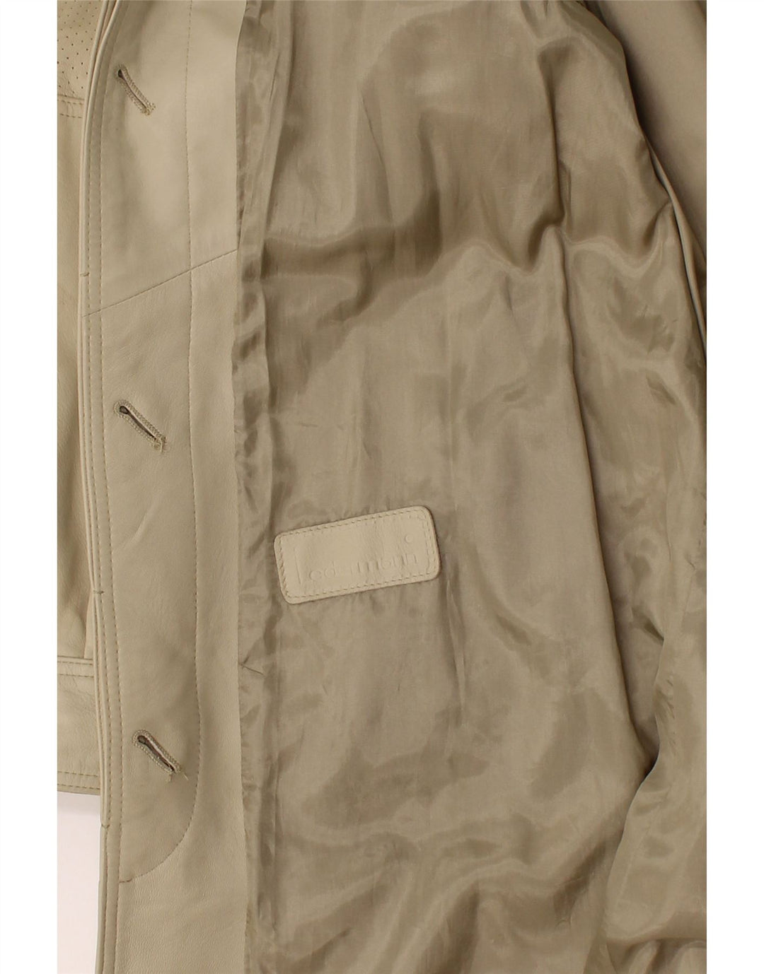 Palton de piele pentru femei VINTAGE UK 18 XL Bej