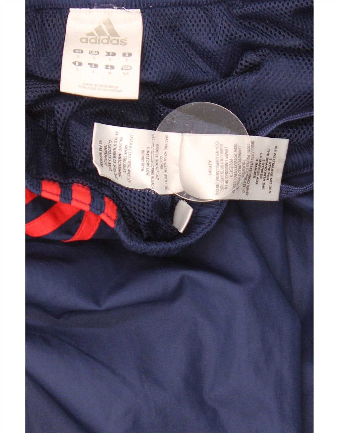 Pantaloni de trening Adidas pentru bărbați, poliester, albastru mic