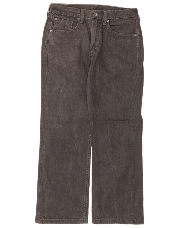 Blugi drepti pentru bărbați Levi's 506 W32 L28 bumbac gri