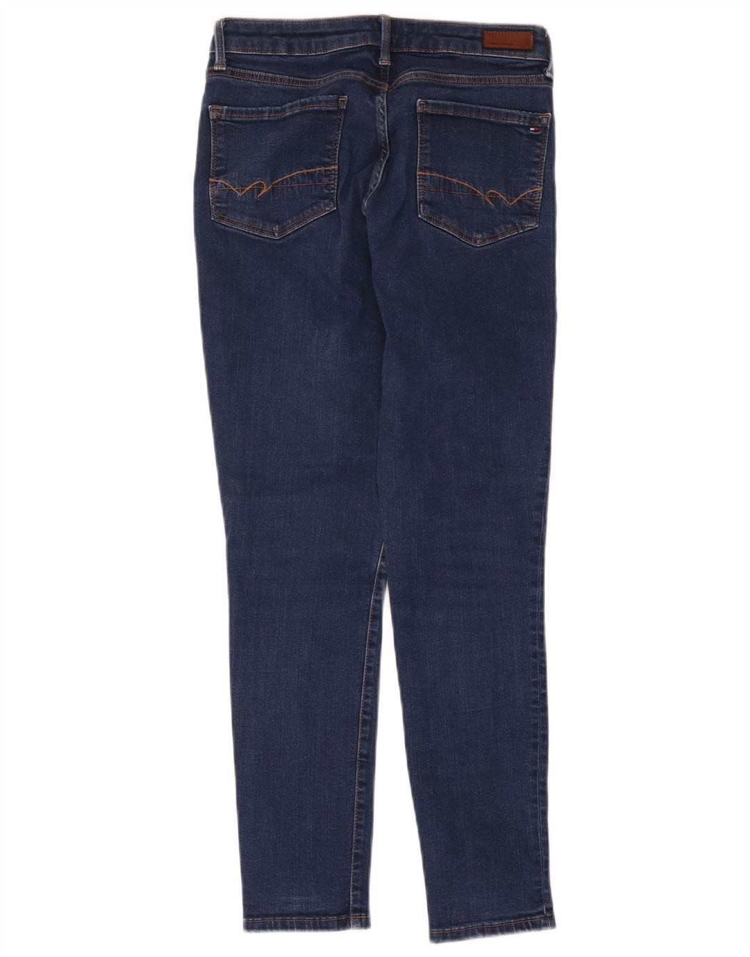 Blugi skinny pentru femei Tommy Hilfiger W28 L30 poliester bleumarin