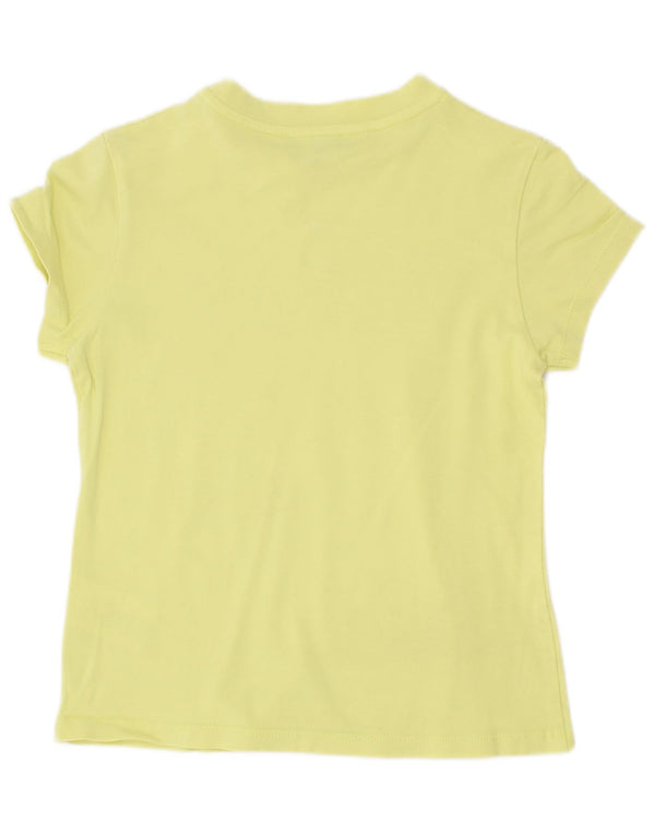 Tricou grafic Dkny Boys Top 7-8 ani Bumbac galben