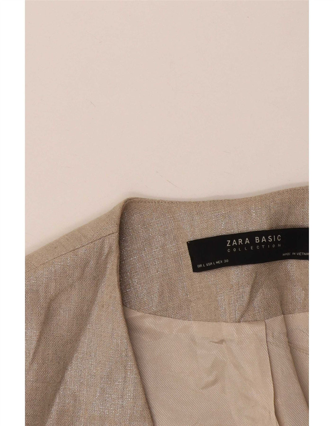 Blazer pentru femei Zara cu mâneci 3/4 UK 14 mare, gri