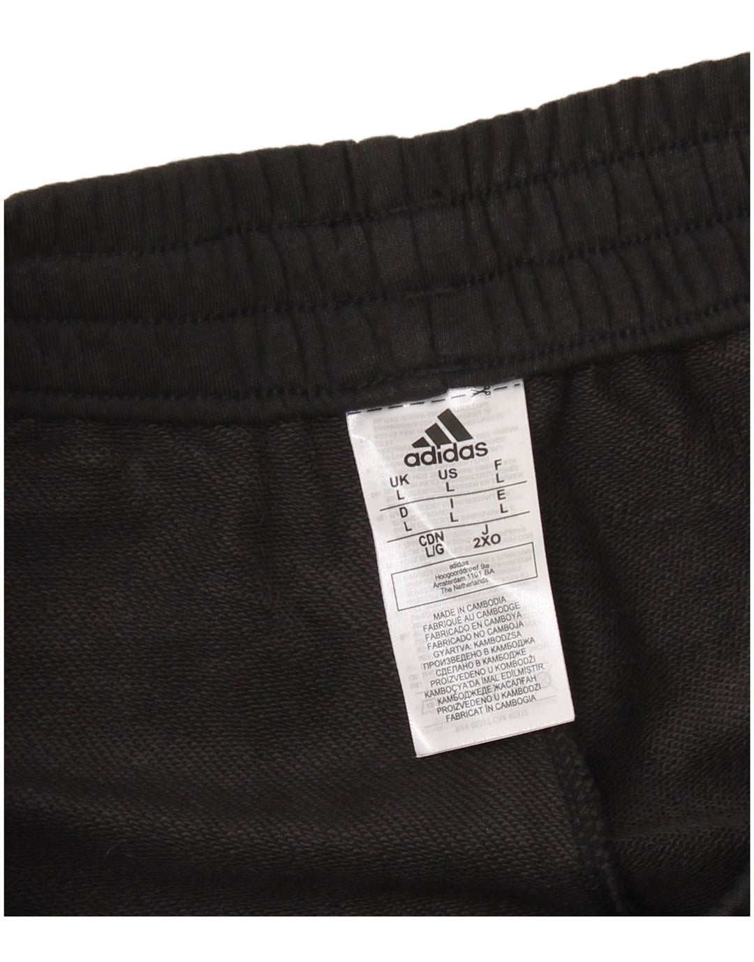 Pantaloni de trening pentru bărbați ADIDAS Pantaloni de jogging, mari, negru, camuflaj, bumbac