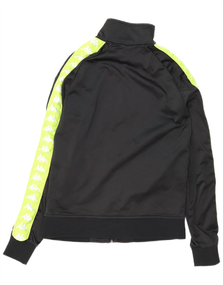 Trening complet grafic KAPPA pentru băieți 15-16 ani, negru, poliester color bloc