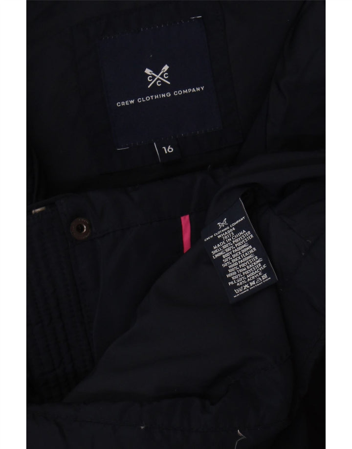Crew Clothing Vestă obișnuită pentru femei UK 16 Poliester mare bleumarin