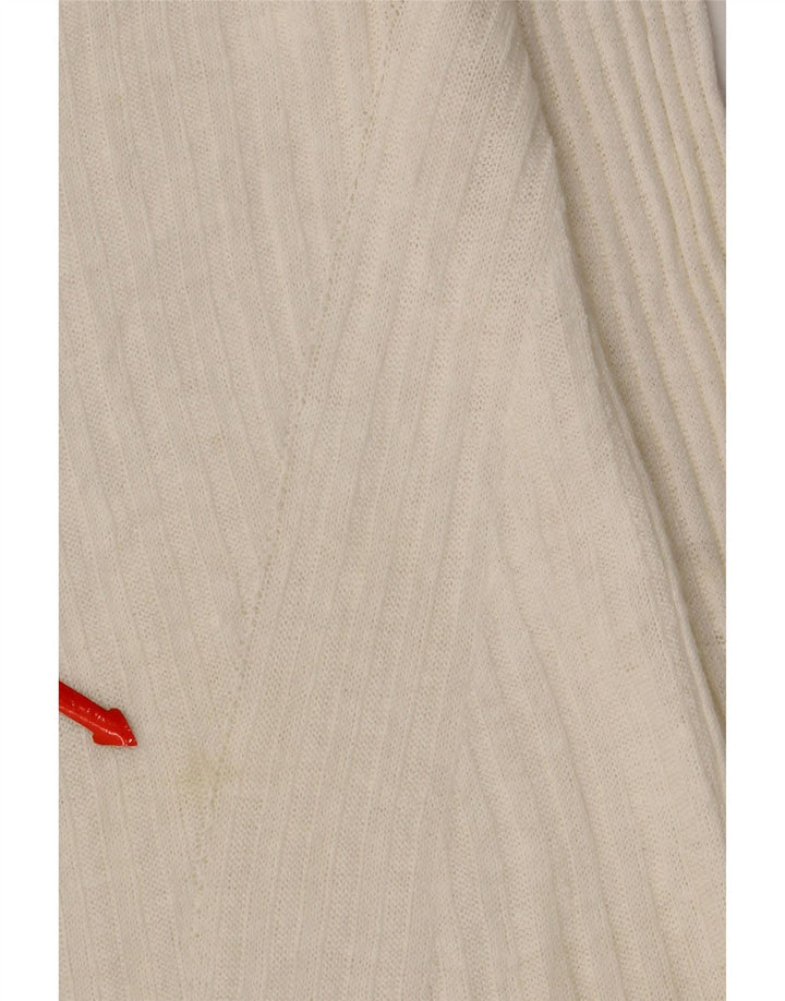 Pulover cardigan Massimo Dutti pentru femei UK 10 Small White In