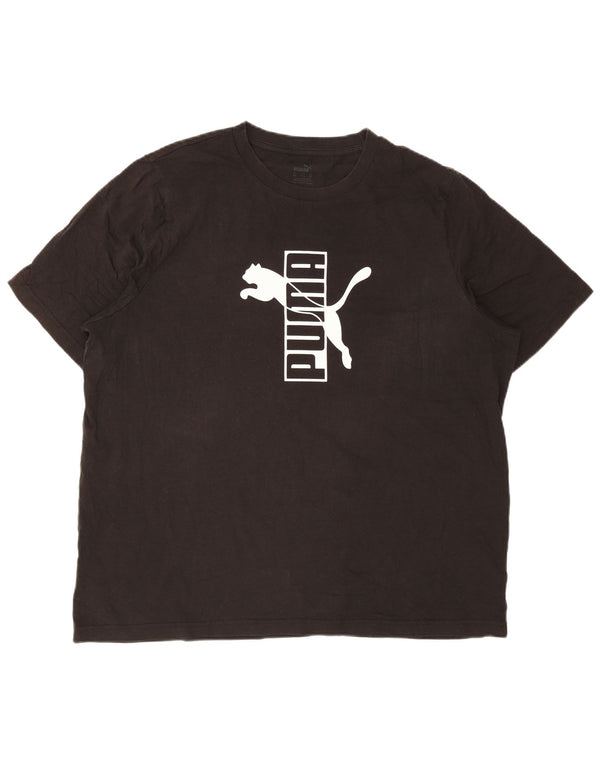 Tricou grafic Puma pentru bărbați Top 2XL bumbac negru