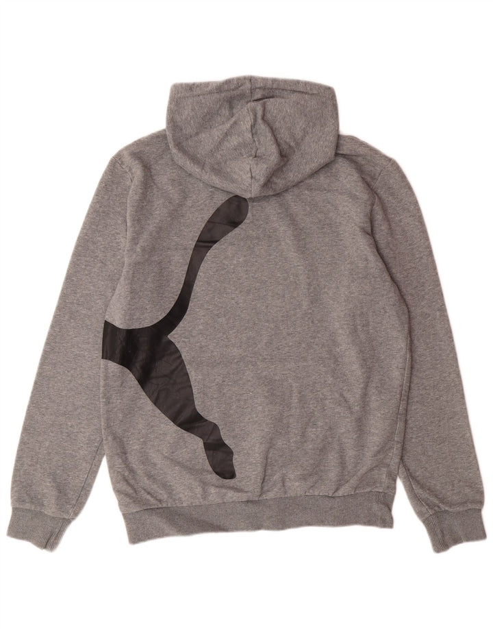 Pulover pentru bărbați PUMA Graphic Hoodie Jumper mic, gri, bumbac