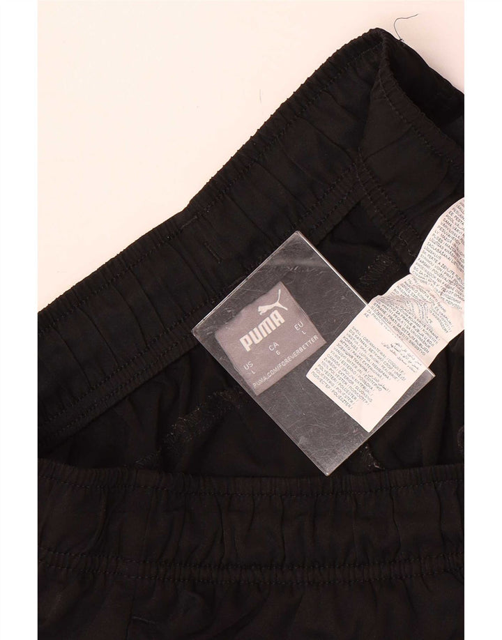 Pantaloni scurți sport Puma pentru bărbați, mari, negru, poliester