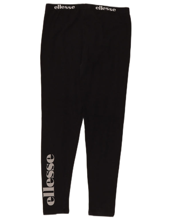 Leggings cu grafic pentru femei ELLESSE UK 12 bumbac mediu negru