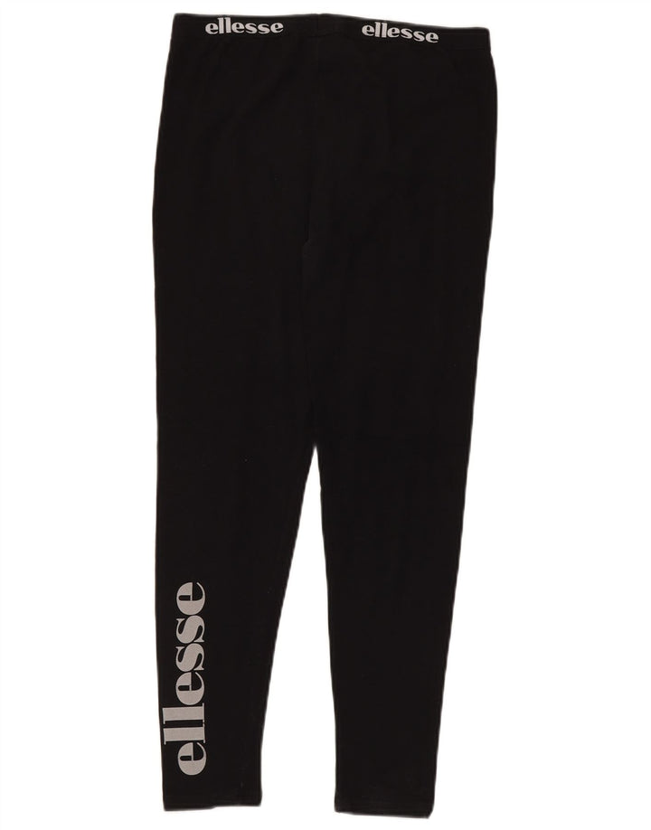 Leggings cu grafic pentru femei ELLESSE UK 12 bumbac mediu negru