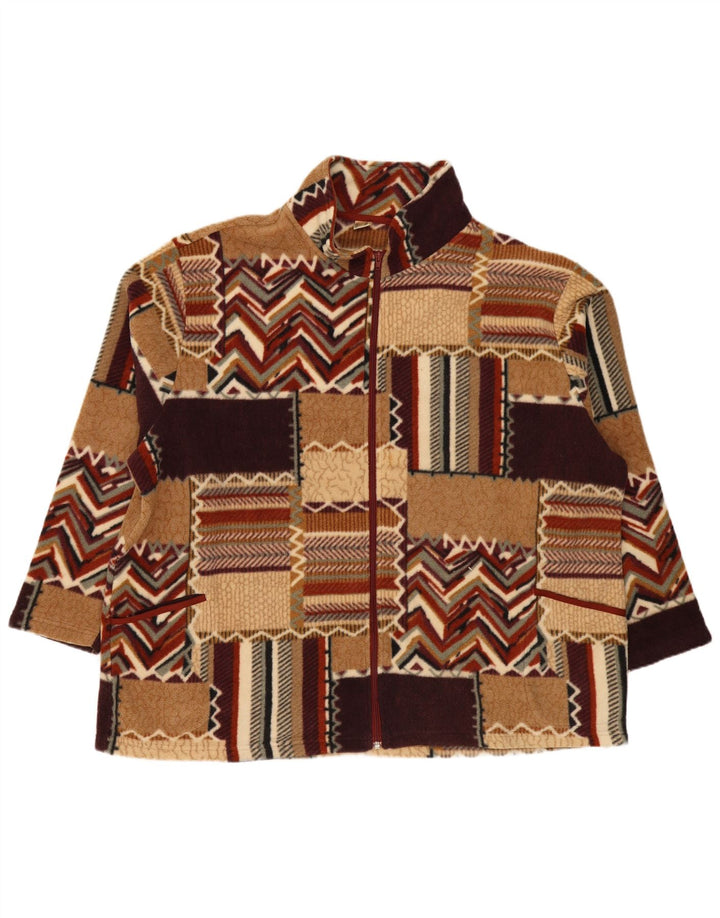 Jachetă vintage pentru bărbați din lână EU 56 3XL poliester mozaic multicolor